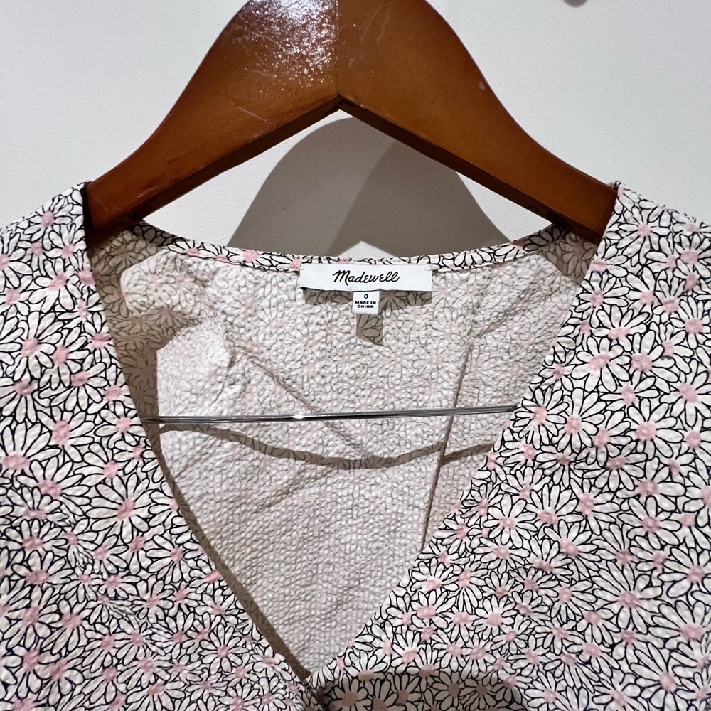 Madewell button blouse